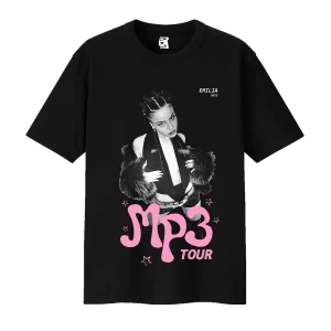 Remera MP3  - negro