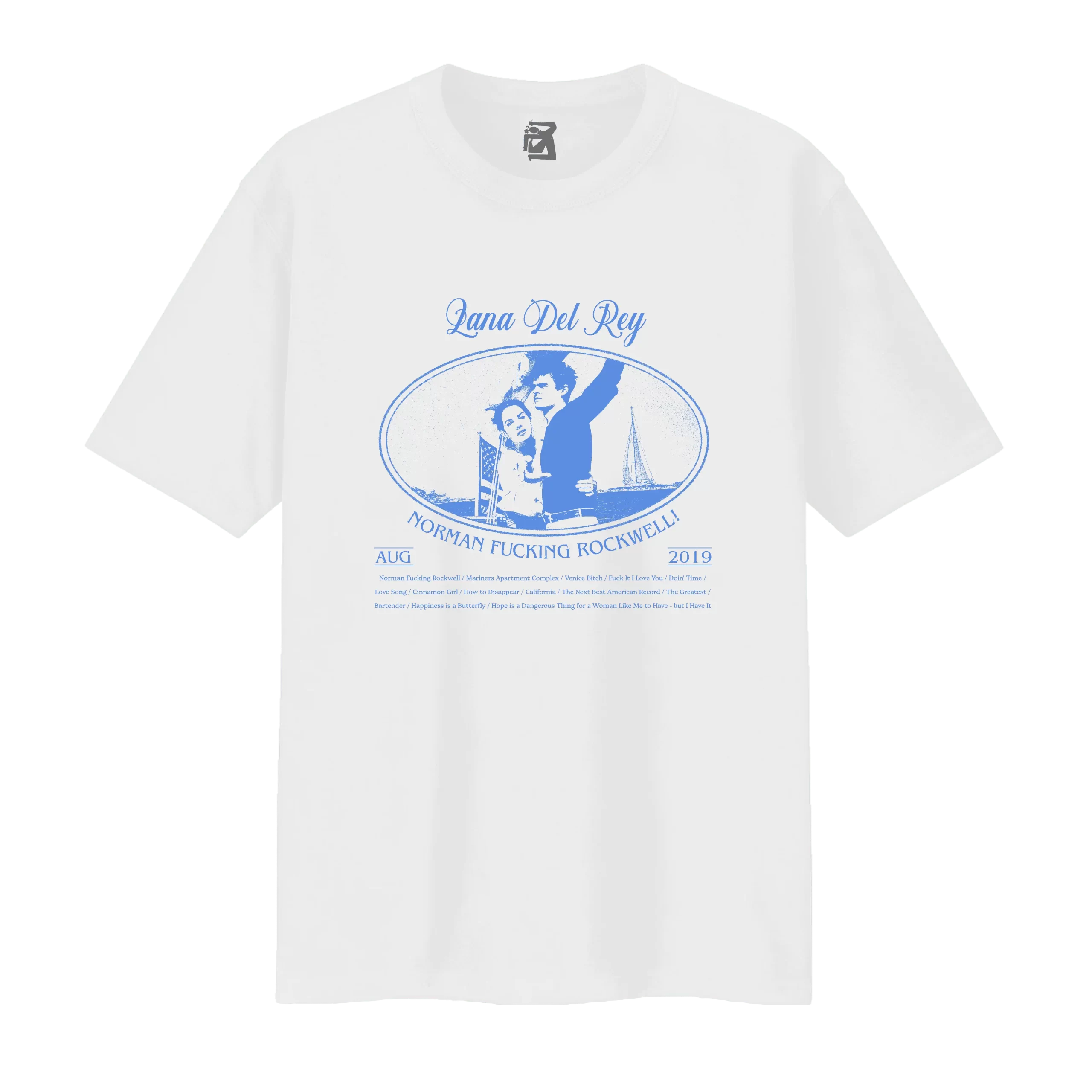 Remera Norman Fucking Rockwell! - blanco