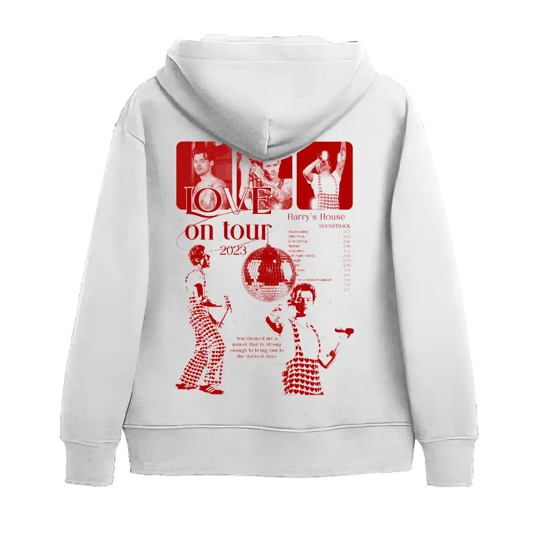 Canguro Love On Tour - blanco y rojo
