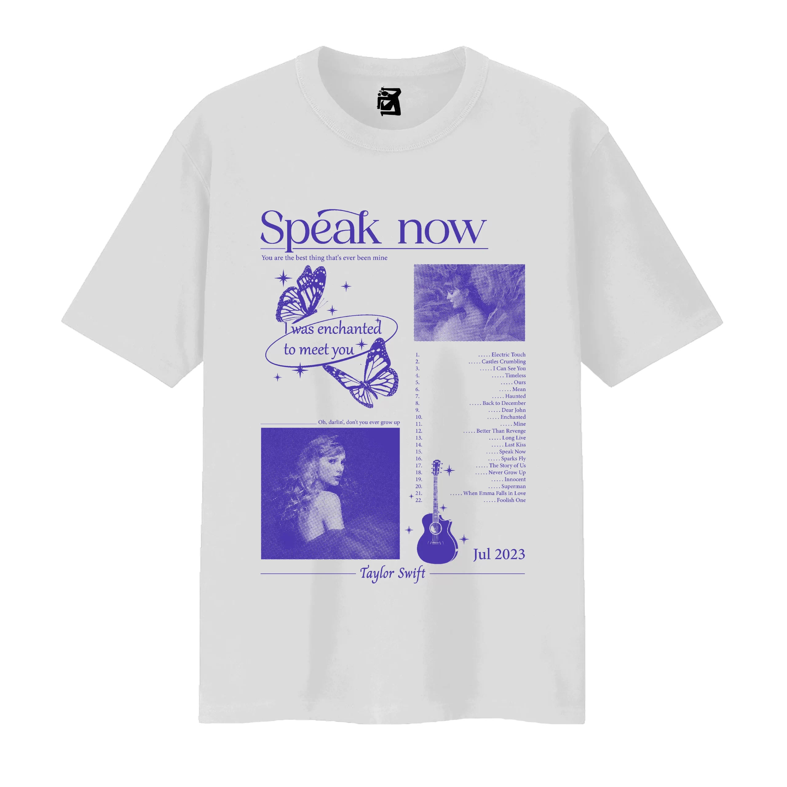 Remera Speak Now - blanco