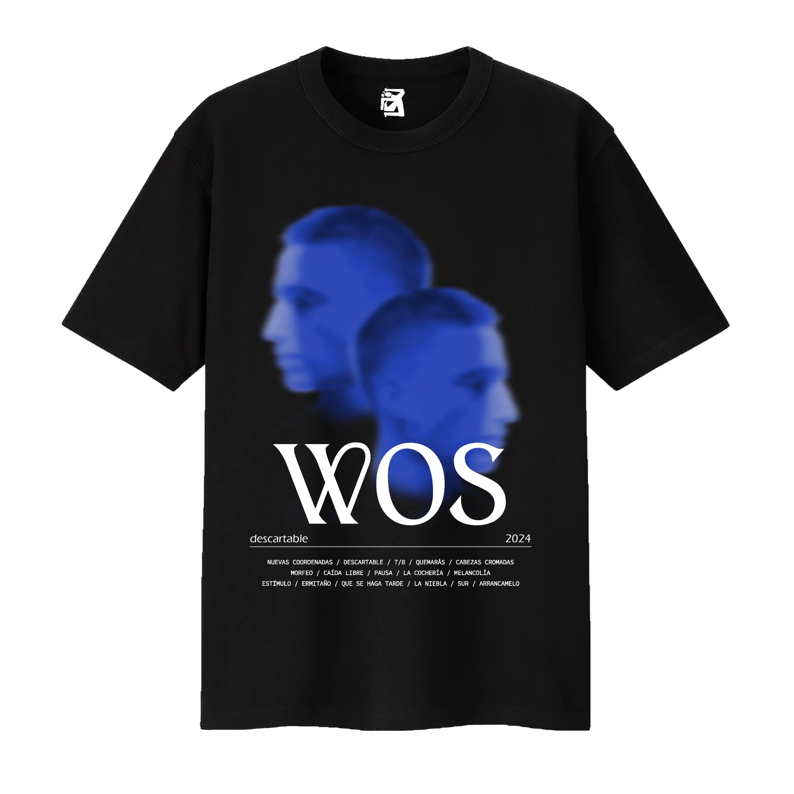 Remera Descartable - negro