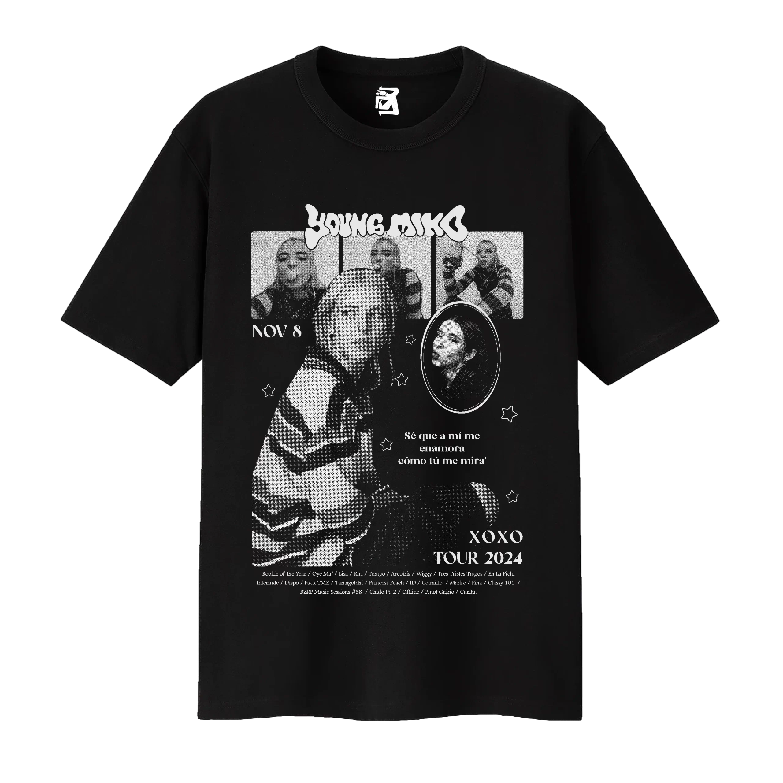 Remera Young Miko #1 - negro