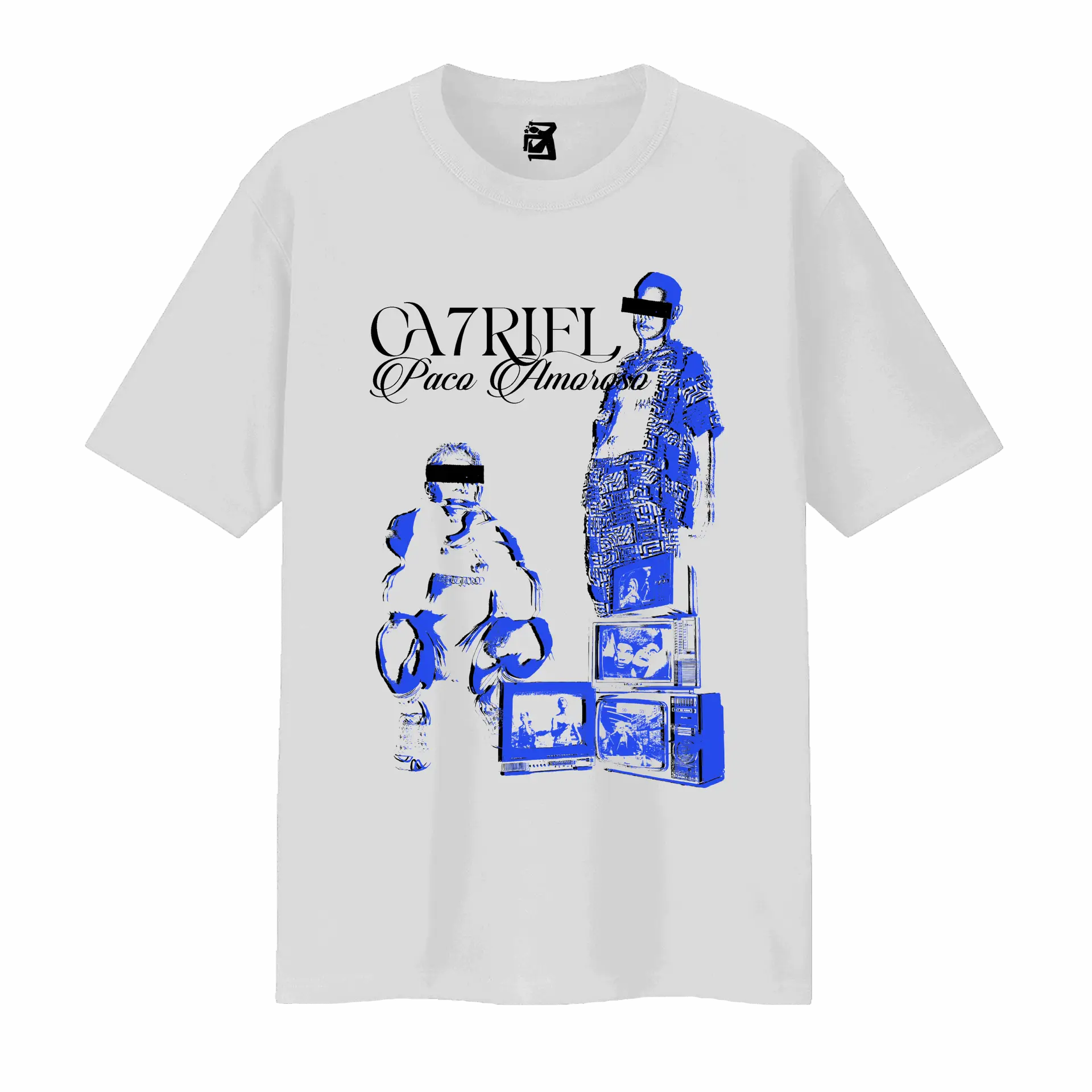Remera Catriel y Paco Amoroso - blanco