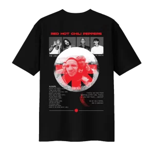 Remera Red Hot Chili Peppers - negro