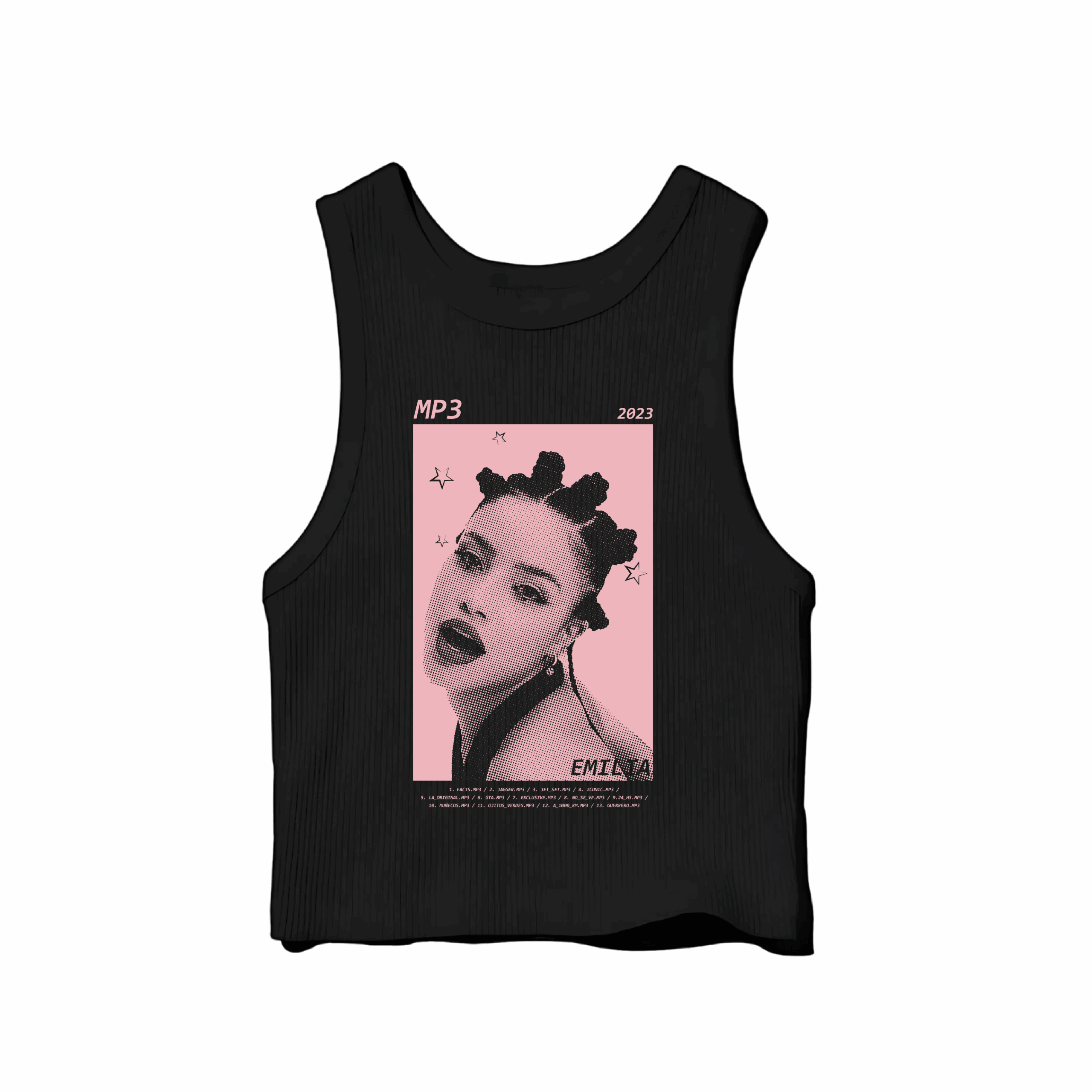 Tank Top MP3 - negro