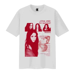 Remera ¿Dónde están los ladrones? - blanco