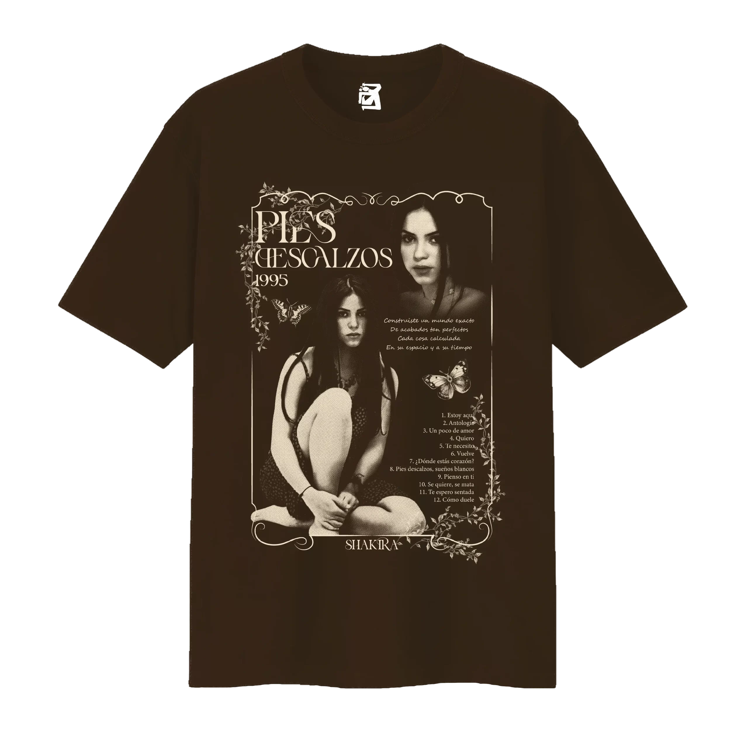 Remera Pies descalzos - marrón