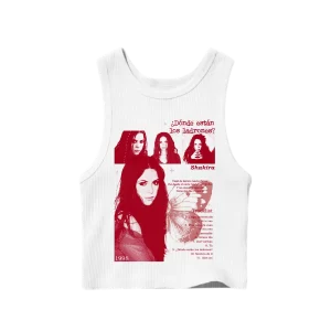 Tank Top ¿Dónde están los ladrones? - blanco