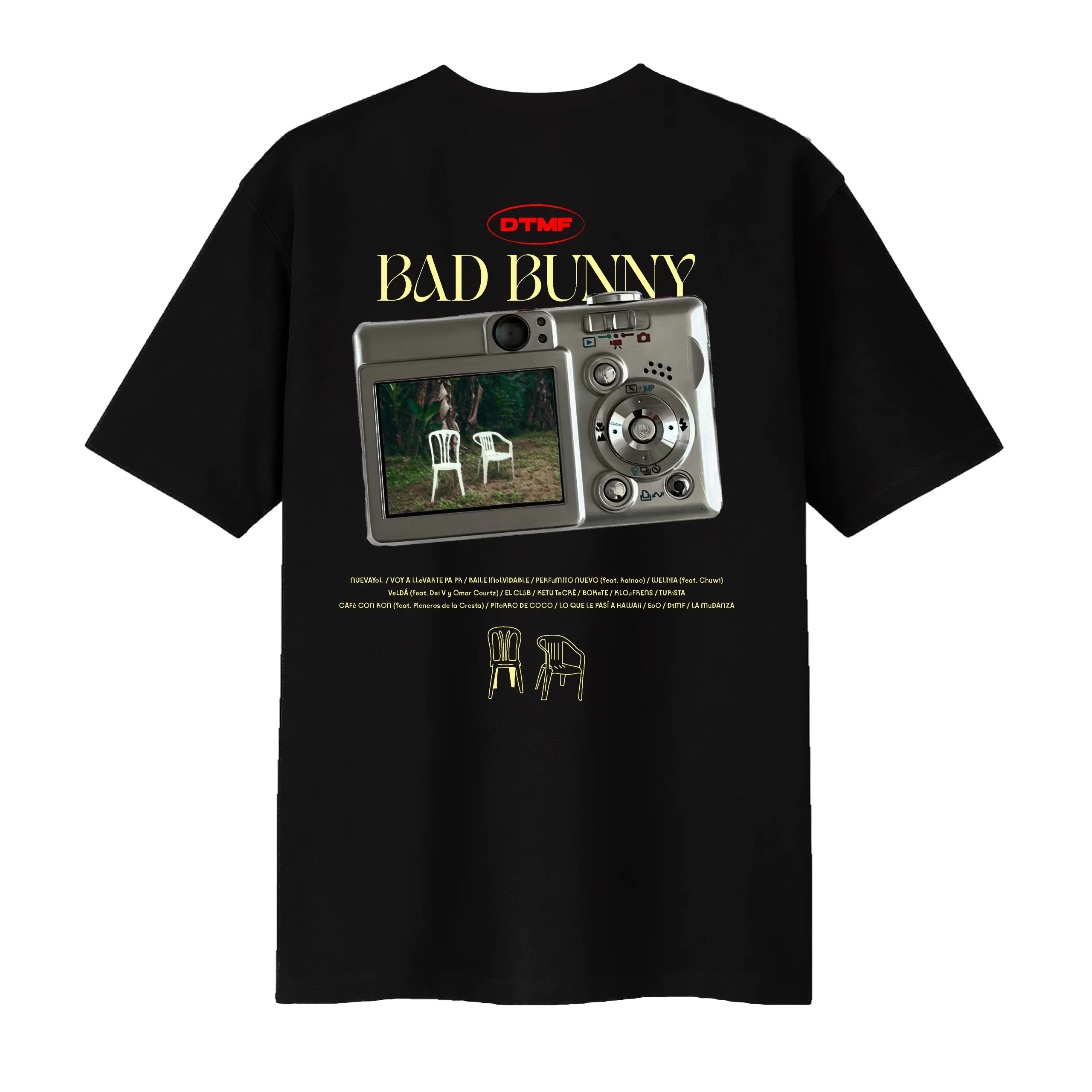 Remera Debí tirar más fotos - negro