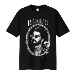 Remera Ricardo Arjona - Negro y beige