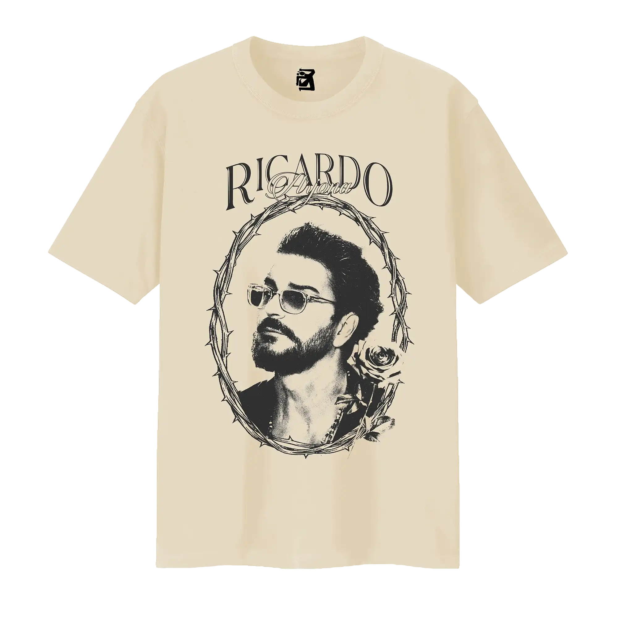 Remera Ricardo Arjona - Negro y beige - Imagen 2