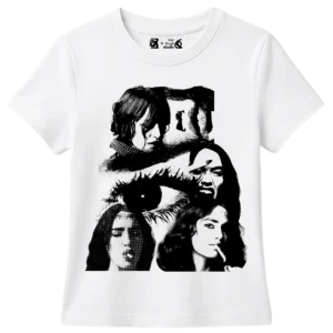 Baby tee Lali - Blanco