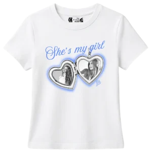 Baby tee K4os Lily - blanco