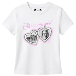 Baby tee K4os Mechi - blanco
