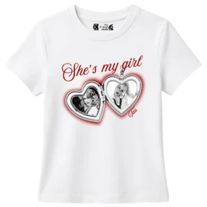 Baby tee K4os Tau - blanco