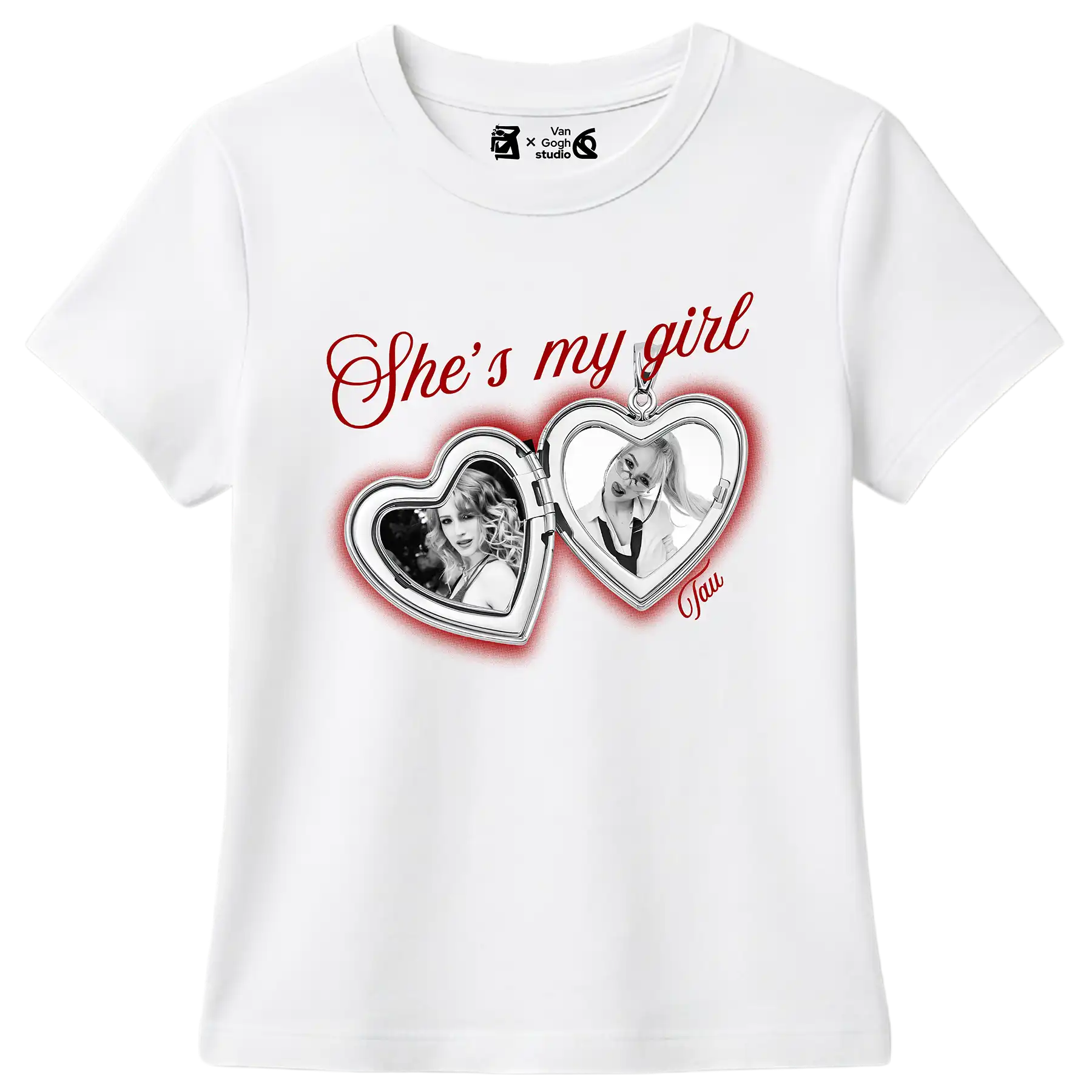 Baby tee K4os Tau - blanco