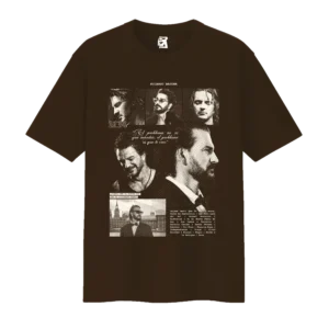 Remera Ricardo Arjona - Negro y marrón