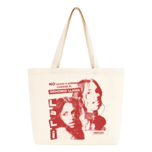 Tote bag No vayas a atender cuando el demonio llama