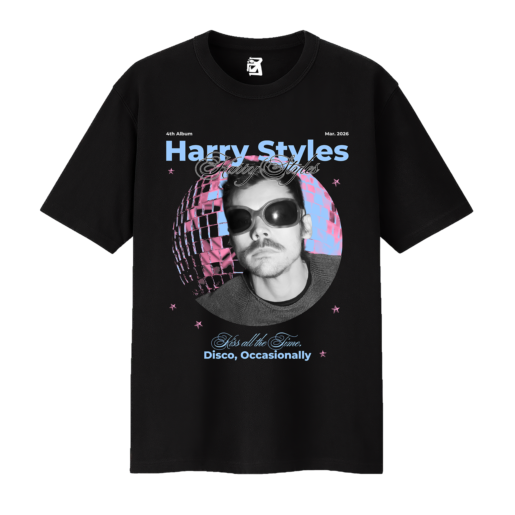 Remera Kiss All the Time. Disco, Occasionally - negro