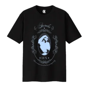 Remera Lux - Negro / Celeste