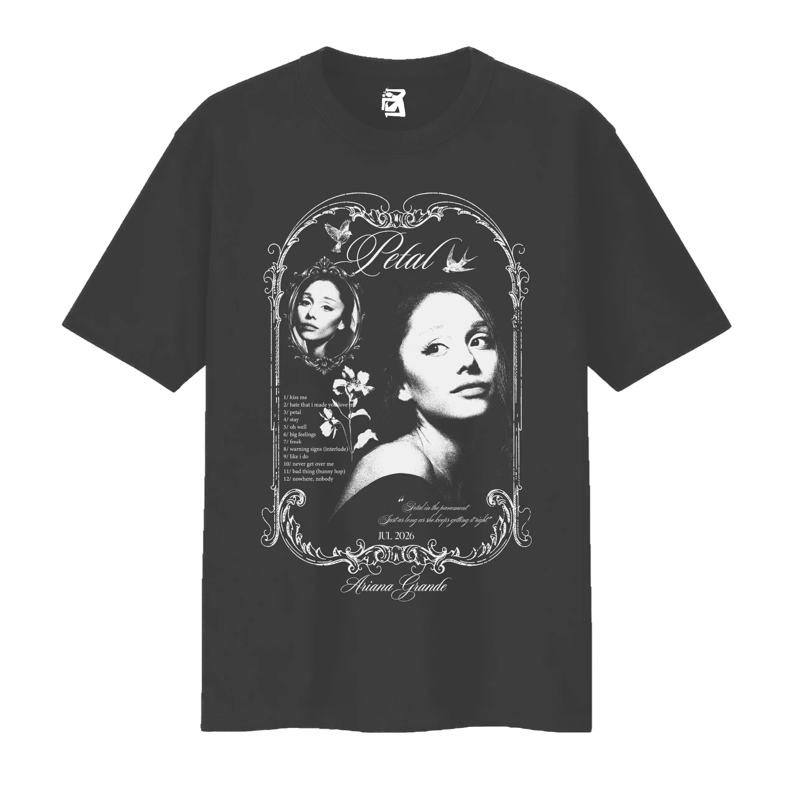 Remera Petal - Gris / Beige