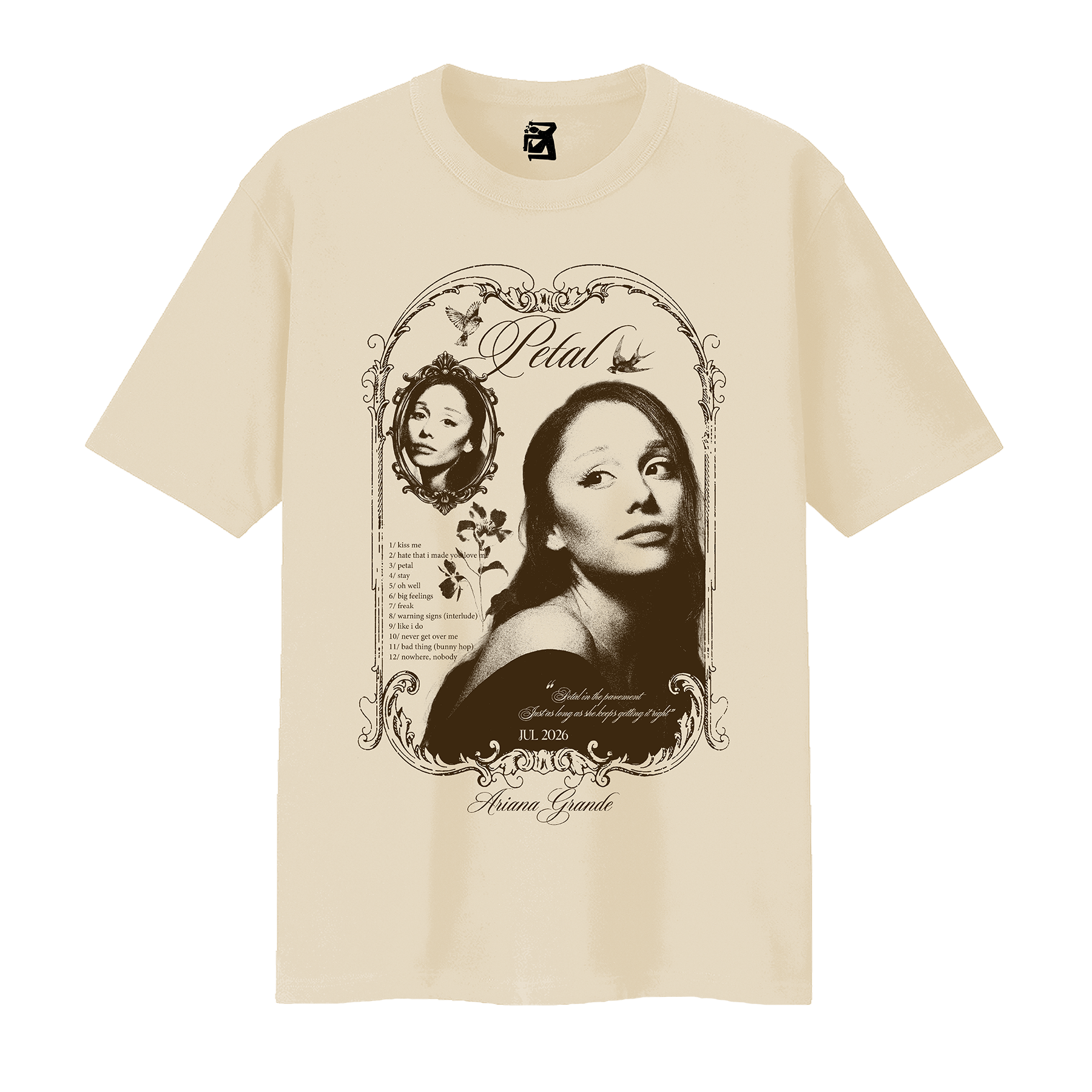 Remera Petal - Gris / Beige - Imagen 2