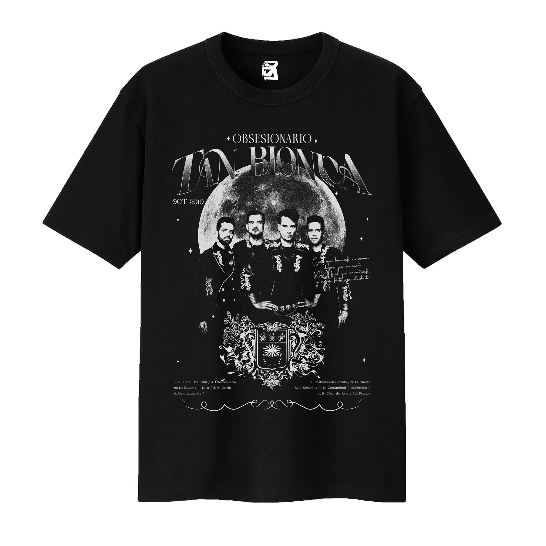 Remera Obsesionario - Negro / Bordó