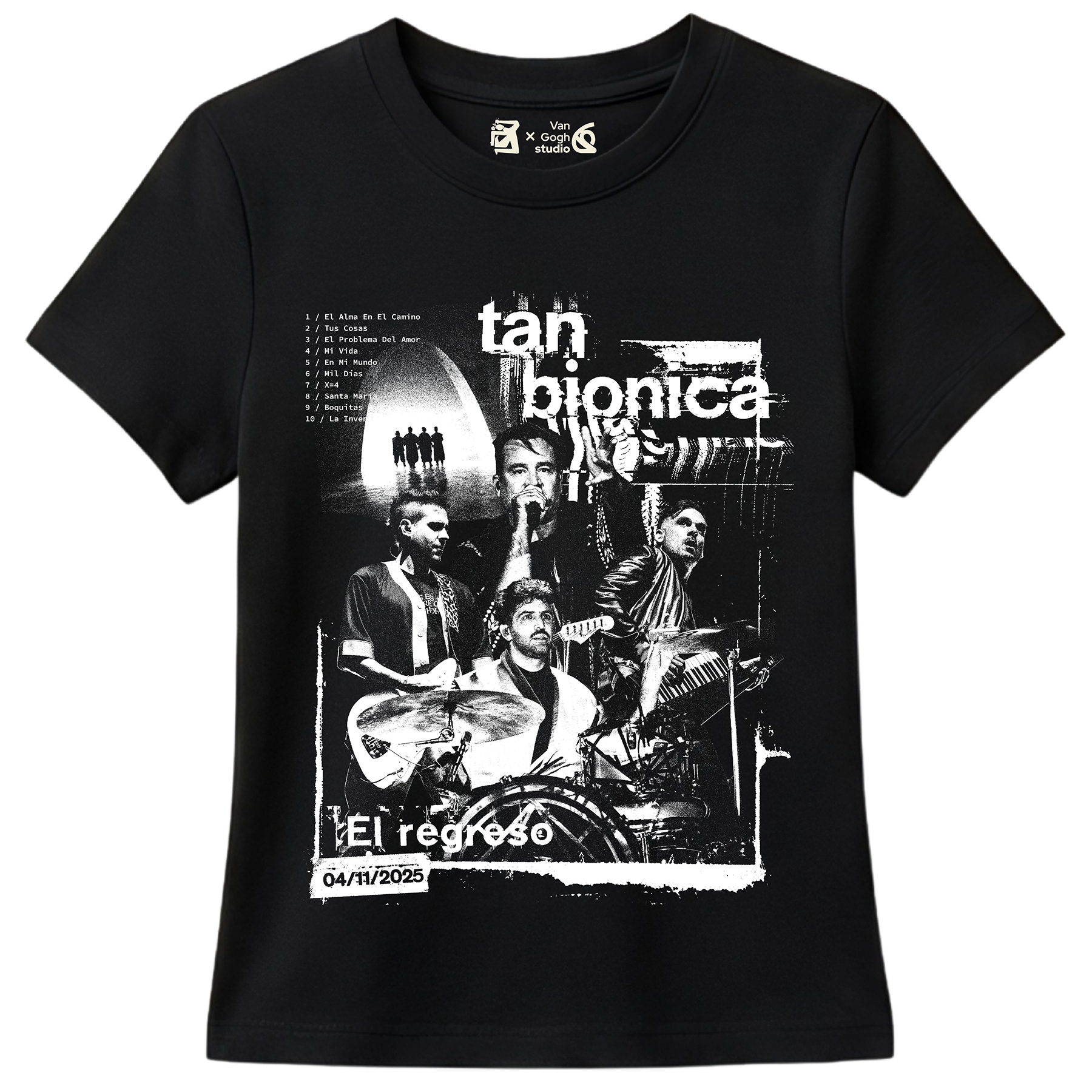 Baby tee El Regreso - Negro / Blanco