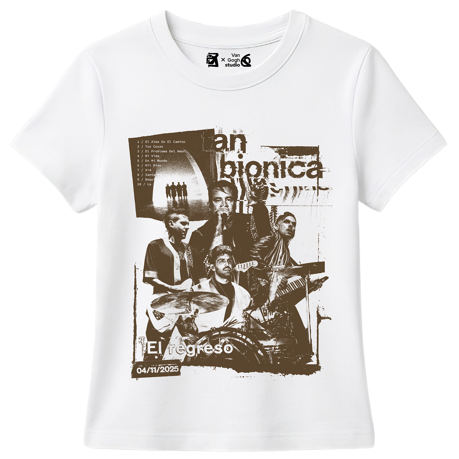 Baby tee El Regreso - Negro / Blanco - Imagen 2