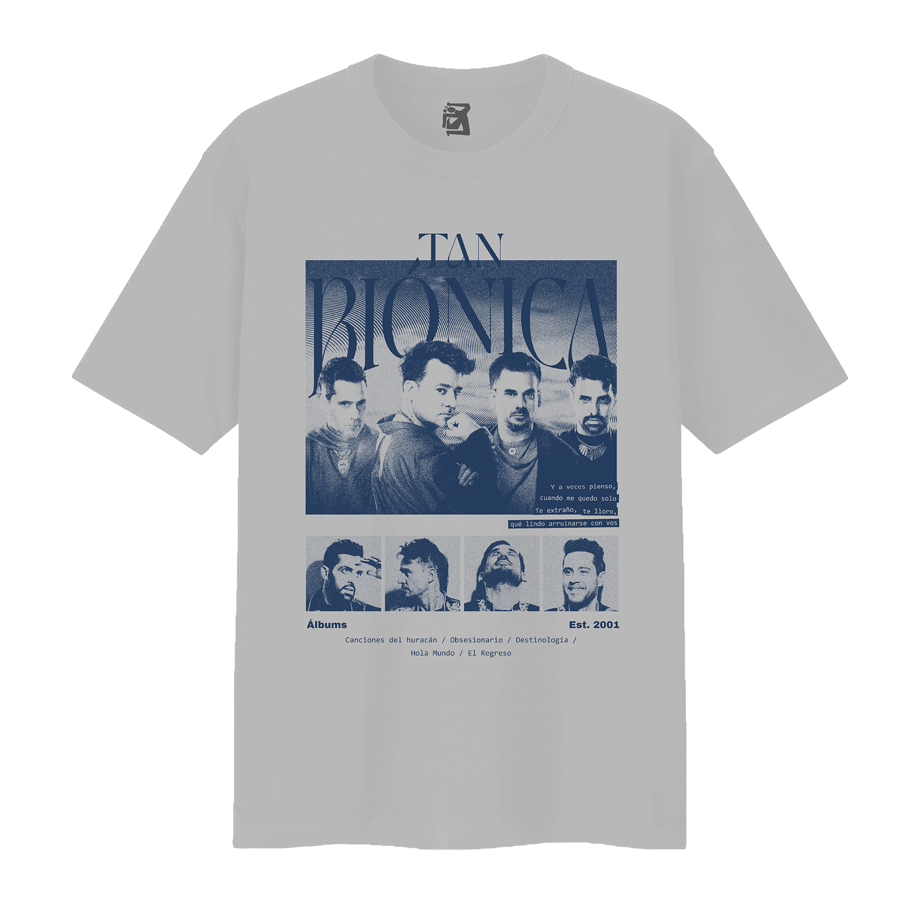 Remera Tan Biónica - Negro / Beige / Gris - Imagen 3