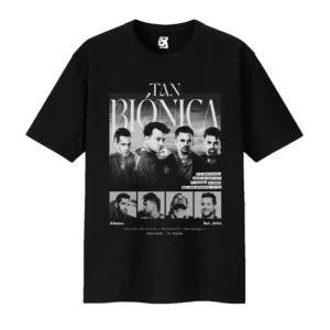 Remera Tan Biónica - Negro / Beige / Gris
