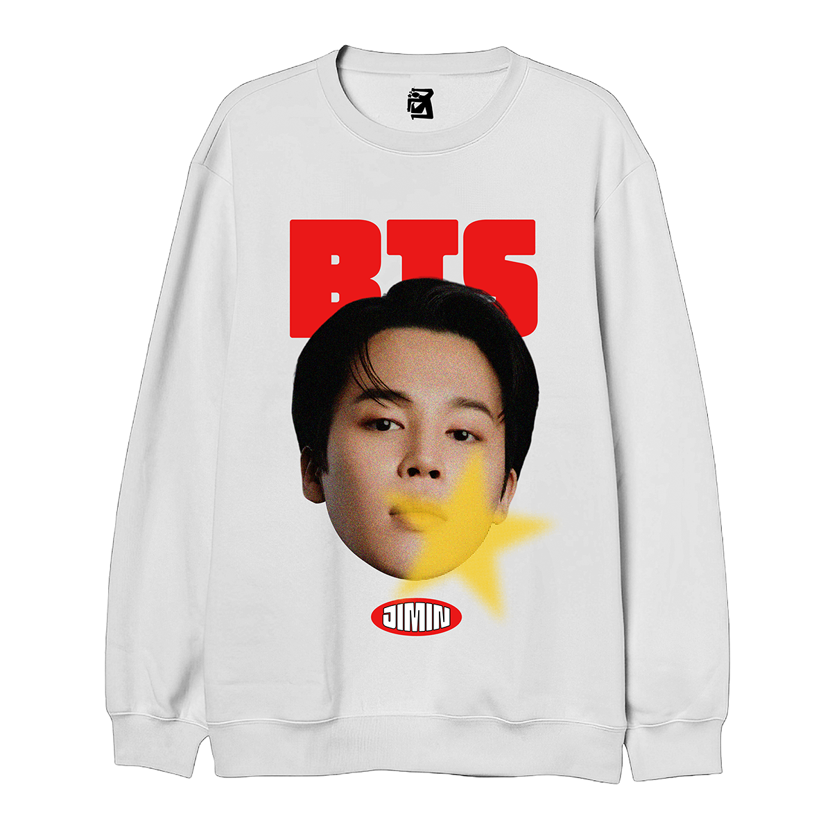 Buzo BTS caras - Blanco