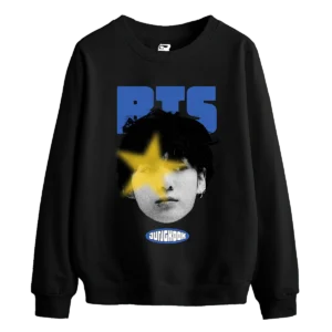 Buzo BTS caras - Negro
