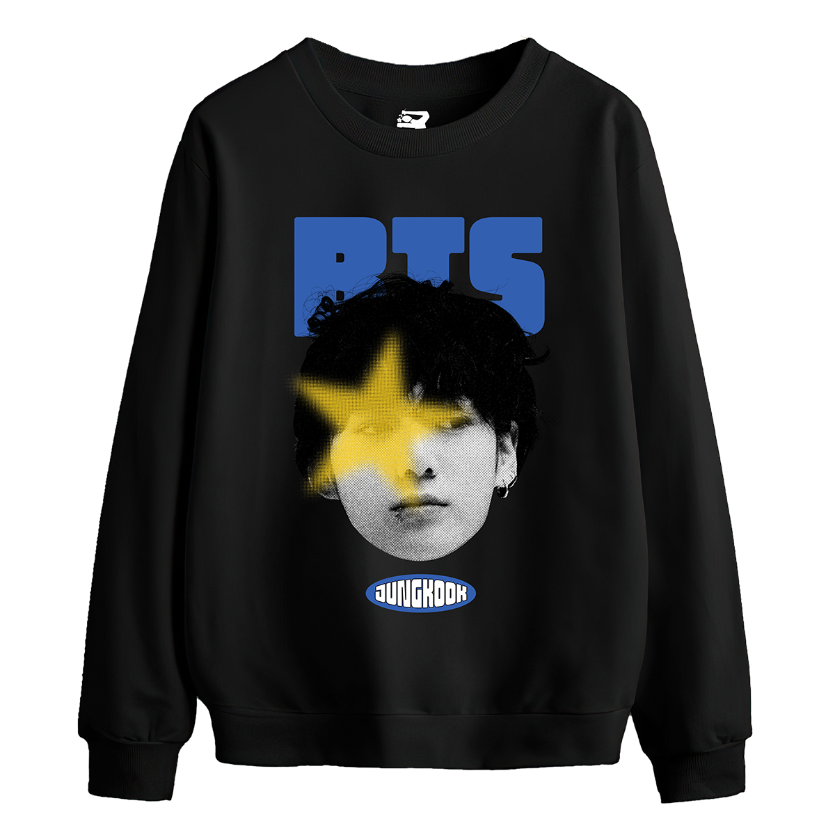 Buzo BTS caras - Negro