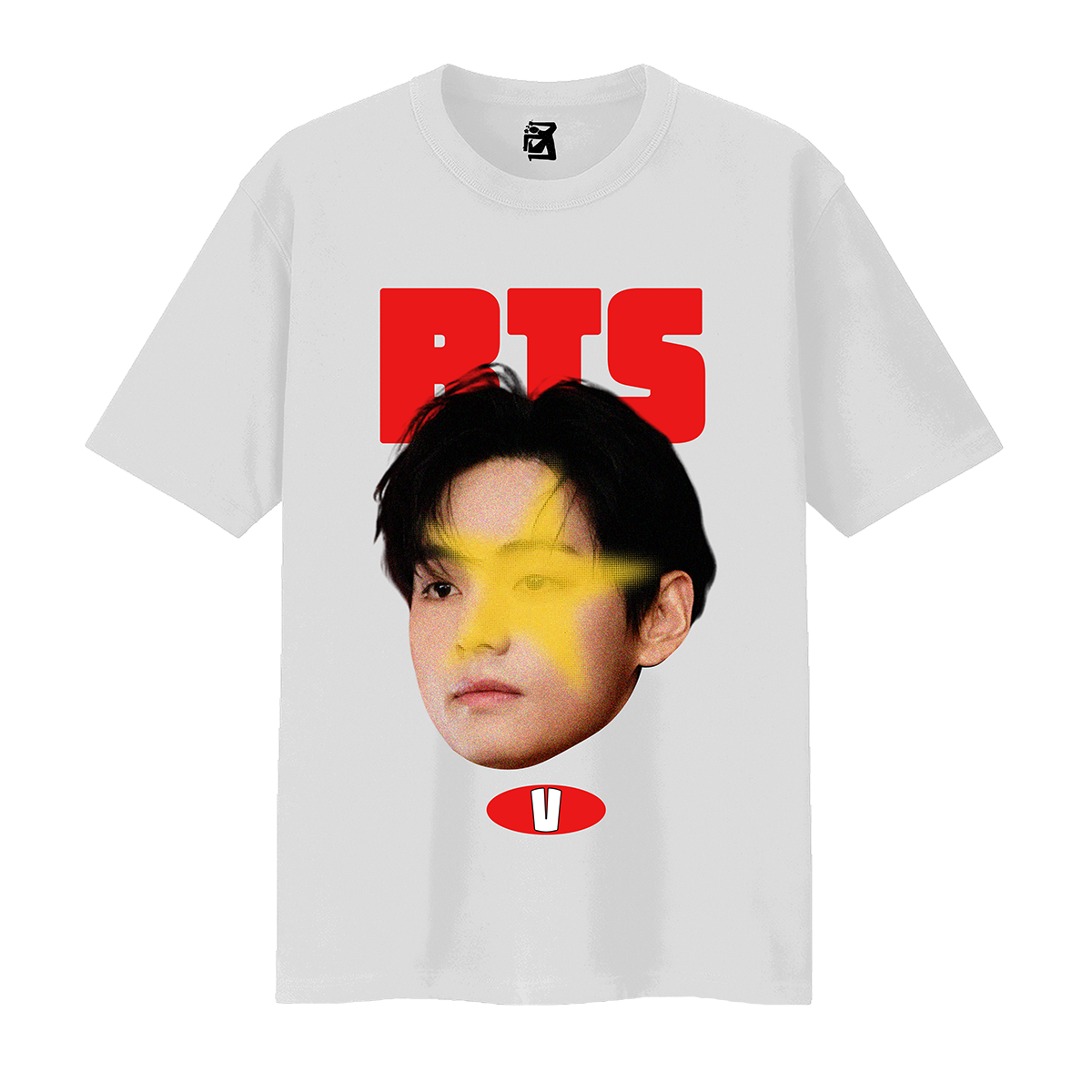 Remera BTS caras - Blanco - Imagen 3