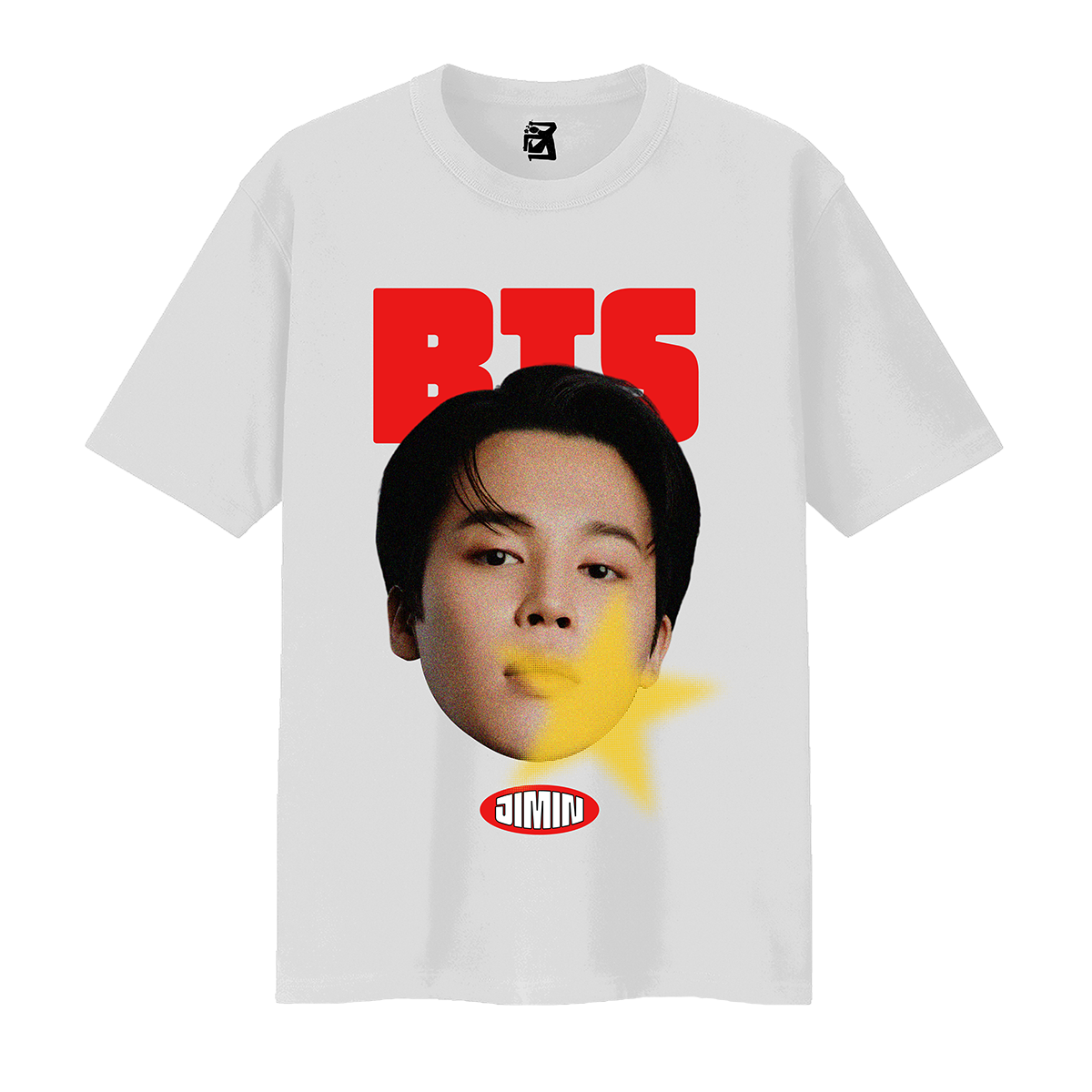 Remera BTS caras - Blanco - Imagen 2